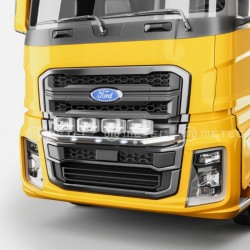 Rampe de Calandre Inox City avec LED pour camion Ford F-Max : vue globale