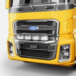 Rampe de Calandre Inox City sans LED pour Ford F-Max : sécurité renforcée pour son camion
