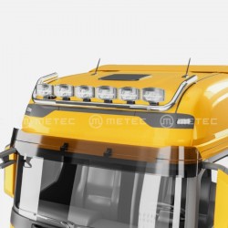 Rampe de Toit Inox TOP sans LED pour Ford F-Max : style et sécurité pour son camion