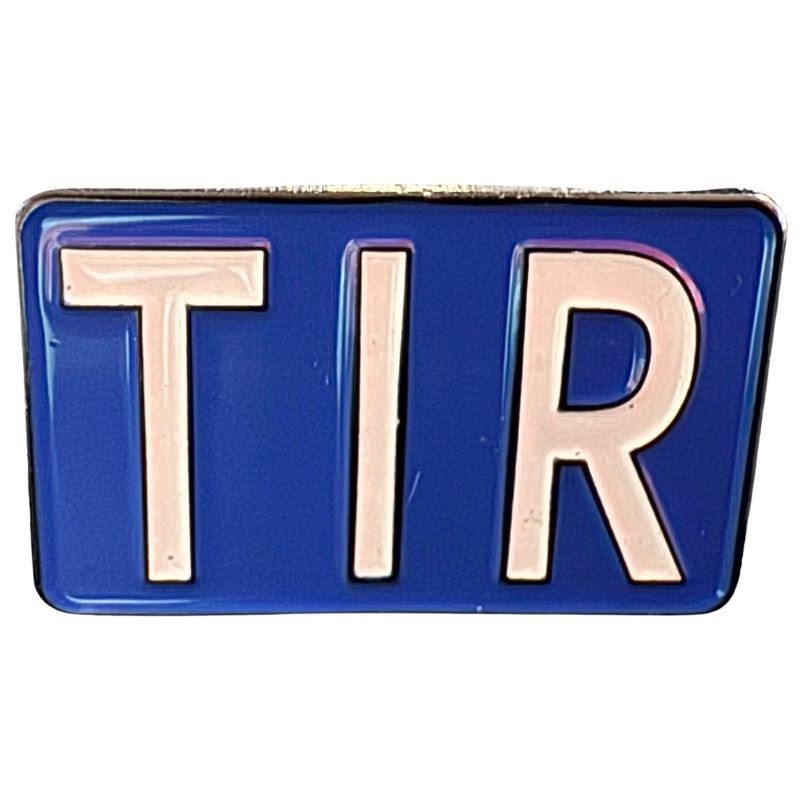 Pin's TIR Bleu : Accessoire Collector Routier