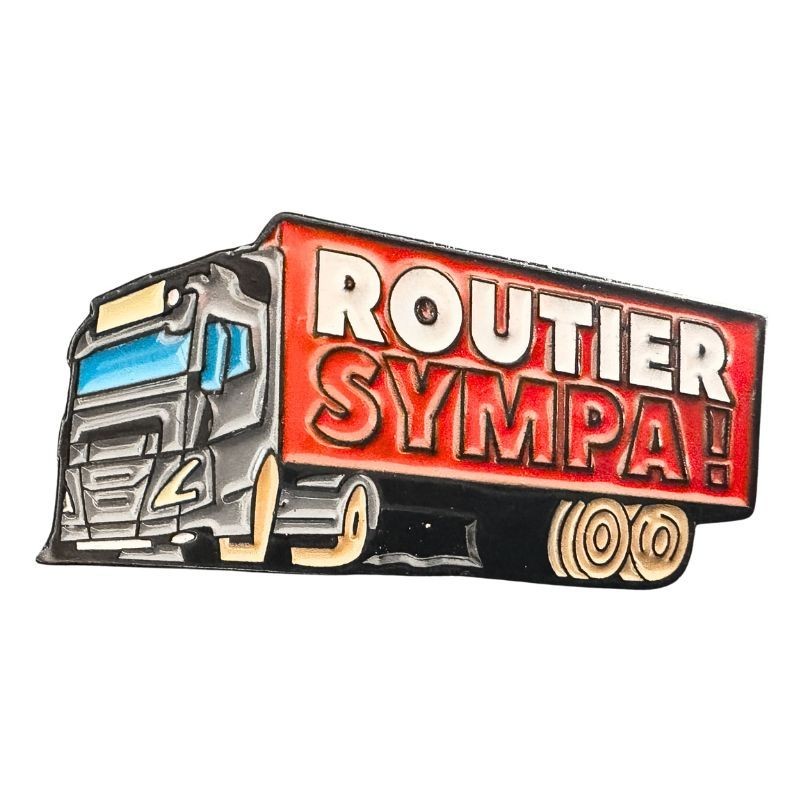 Pin's Camion Routier Sympa by Florian Truck : pour fans de la route