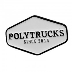 Pin's Polytrucks Blanc Since 2014 : objet collector officiel de la marque de fans de camions