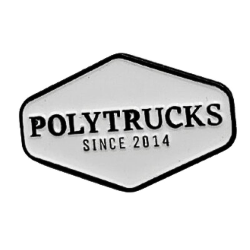 Pin's Polytrucks Blanc Since 2014 : objet collector officiel de la marque de fans de camions