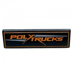 Pin's Polytrucks Rectangle : objet Collector Officiel pour fans de camions