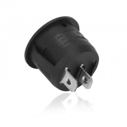 Interrupteur Rond à Bascule : vue du branchement arrière