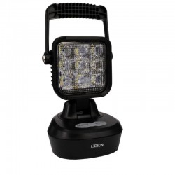 Feu de Travail LED Portable : vue 3/4 face
