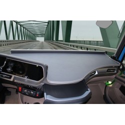 Tablette Centrale XXL DAF NGD XF/XG/XG+ Noire Contour Gris pour camions