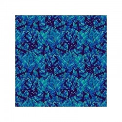 Zoom sur le bleu danois des Rideaux Latéraux Hollandais Beige abec bordure bleue danois Noah's Cabinterior Zoom sur le bleu danois des Rideaux Latéraux Hollandais Beige abec bordure bleue danois Noah's Cabinterior