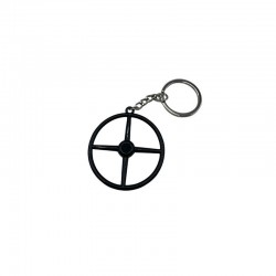 Porte-Clés Volant 4 Branches Noir : idéal pour les fans de camions