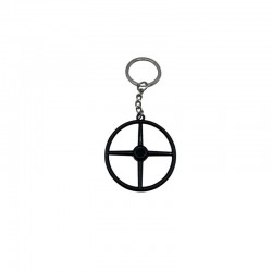 Porte-Clés Volant 4 Branches Noir  : accessoire old school