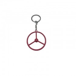 Porte-Clés Volant 3 Branches Rose : accessoire pour passionnés de la route et de camion