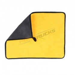 Microfibre 30x30cm - Finition luxe double couche : Extra douce et efficace pour l'entretien de son camion