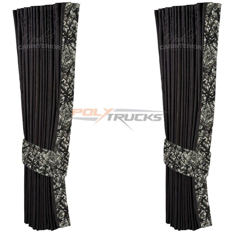 Rideaux latéraux Noah's Cabinterior avec bordure danois gris Rideaux latéraux Noah's Cabinterior avec bordure danois gris
