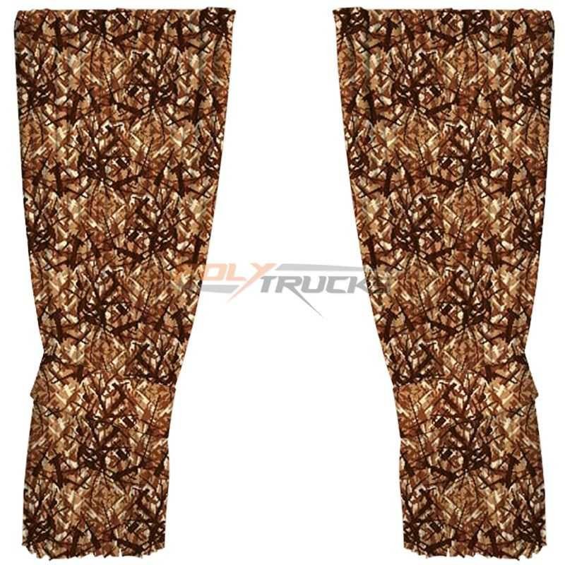 Rideaux latéraux hollandais en tissu danois marron par Noah's Cabinterior Rideaux latéraux hollandais en tissu danois marron par Noah's Cabinterior