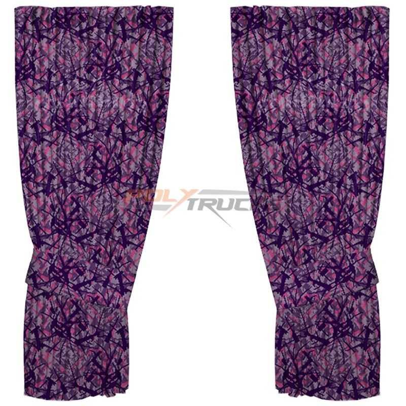 Rideaux latéraux hollandais en tissu danois violet par Noah's Cabinterior Rideaux latéraux hollandais en tissu danois violet par Noah's Cabinterior