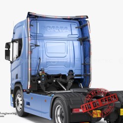 RAMPES DOS DE CABINE SCANIA KIT 3 RAMPES