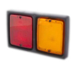 CABOCHON ORANGE FEU HELLA MONTAGE DOUBLE FEU ARRIERE