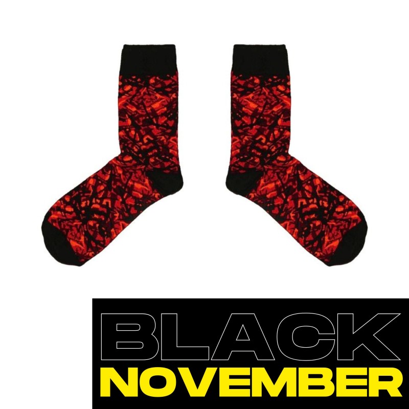 Look Danish Style complet – Chaussettes camion scandinaves - Rouge