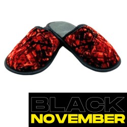 Chaussons Danois pour routiers – Style scandinave et confort rouge