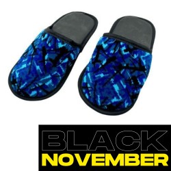 Chaussons Danois pour routiers – Style scandinave et confort bleu