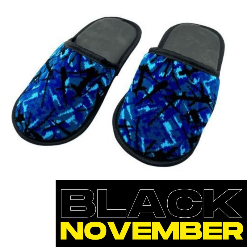 Chaussons Danois pour routiers – Style scandinave et confort bleu