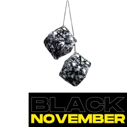 Jeu de dés en tissu danois : Gris