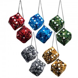 Jeu de dés en tissu danois : idéal pour les routiers qui veulent personnaliser l'intérieur de leur cabine