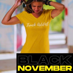 T-SHIRT FEMME JAUNE - TRUCK...