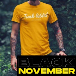 T-SHIRT HOMME JAUNE - TRUCK...