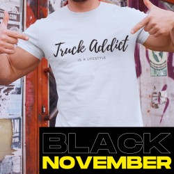 T-SHIRT HOMME BLANC - TRUCK...