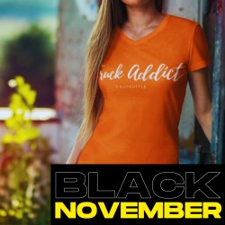 T-SHIRT FEMME ORANGE -...