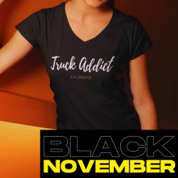 T-SHIRT FEMME NOIR - TRUCK...