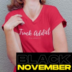 T-SHIRT FEMME ROUGE - TRUCK...