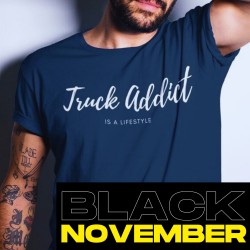 T-SHIRT HOMME BLEU - TRUCK...