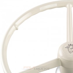 VOLANT 3 BRANCHES CAMION BLANC SCANIA GRIFFON