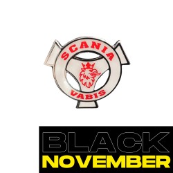 EMBLEME SCANIA VABIS ROUGE...