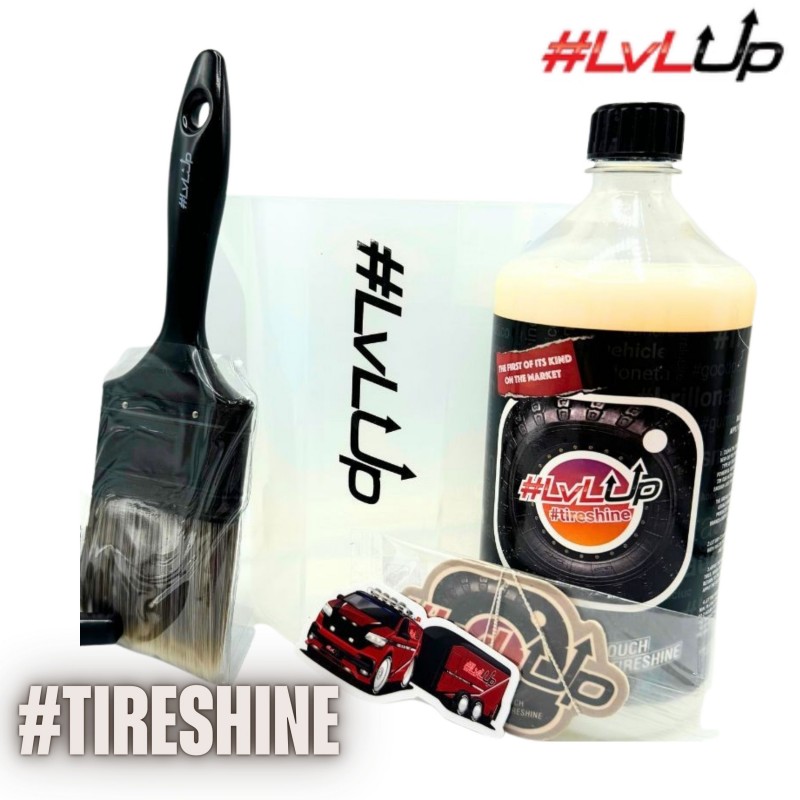 Revitalisant pneus effet neuf – TIRESHINE LvLUp - Kit complet