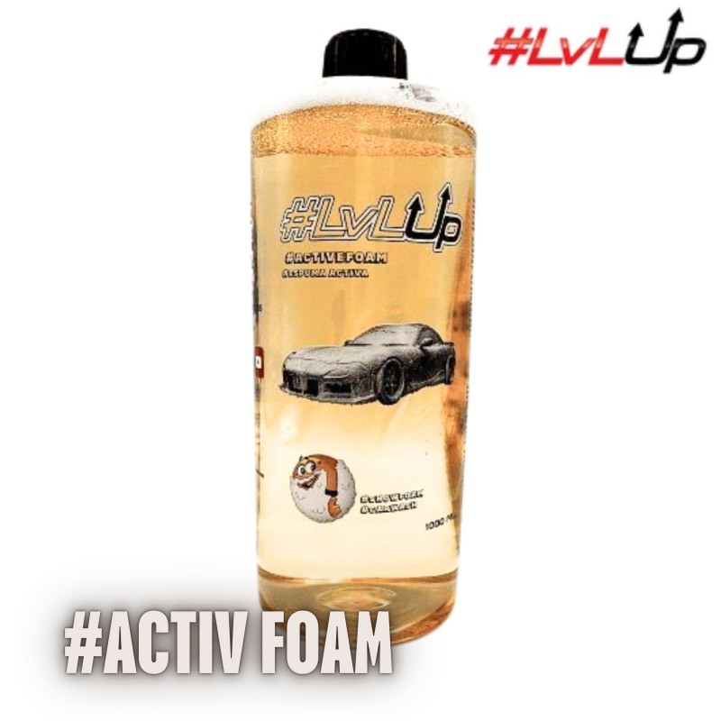 Mousse active LVLUP 1000 ml – Lavage sans contact canon à mousse ou lavage à la main