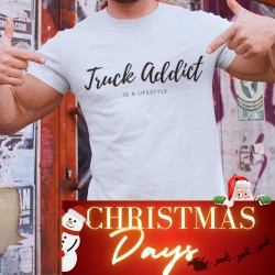 T-SHIRT HOMME BLANC - TRUCK...