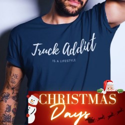 T-SHIRT HOMME BLEU - TRUCK...