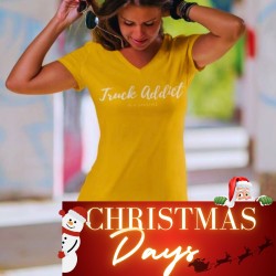 T-SHIRT FEMME JAUNE - TRUCK...