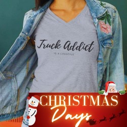 T-SHIRT FEMME GRIS - TRUCK...