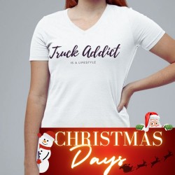 T-SHIRT FEMME BLANC - TRUCK...