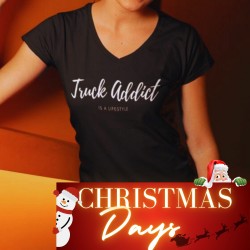 T-SHIRT FEMME NOIR - TRUCK...