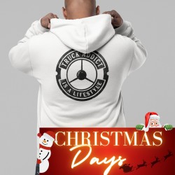 SWEAT BLANC - TRUCK ADDICT...