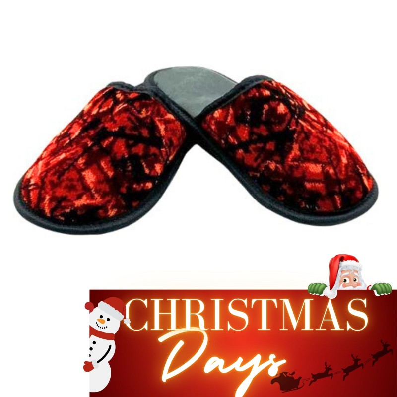 Chaussons Danois pour routiers – Style scandinave et confort rouge