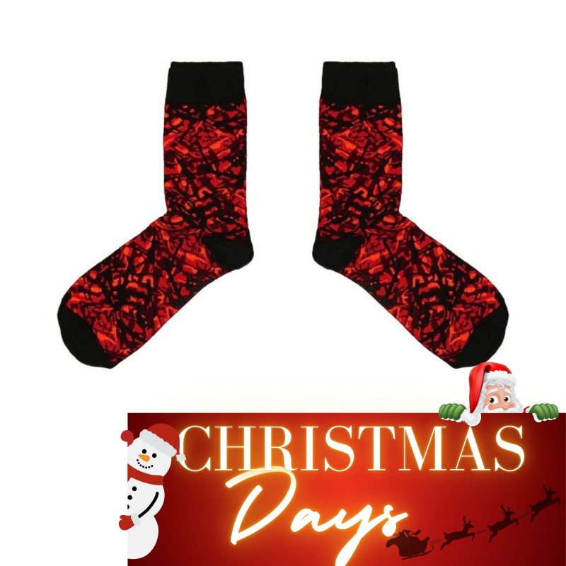 Look Danish Style complet – Chaussettes camion scandinaves - Rouge