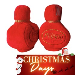 Peluche Poppy Grace Mate rouge – Élément décoratif chaleureux pour camions
