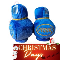 Peluche Poppy Grace Mate bleu – Élément décoratif chaleureux pour camions