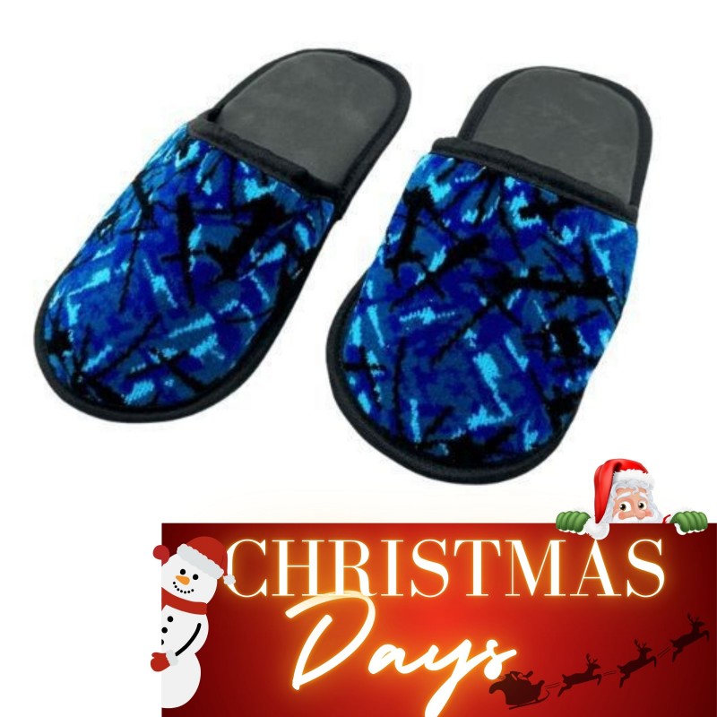 Chaussons Danois pour routiers – Style scandinave et confort bleu